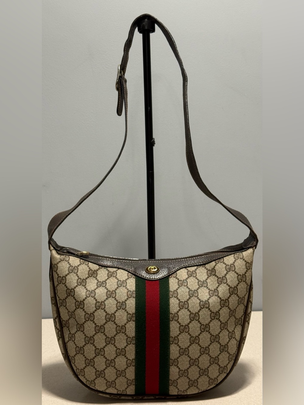 Gucci Vintage Ophidia/Sherry Line Shoulder Bag